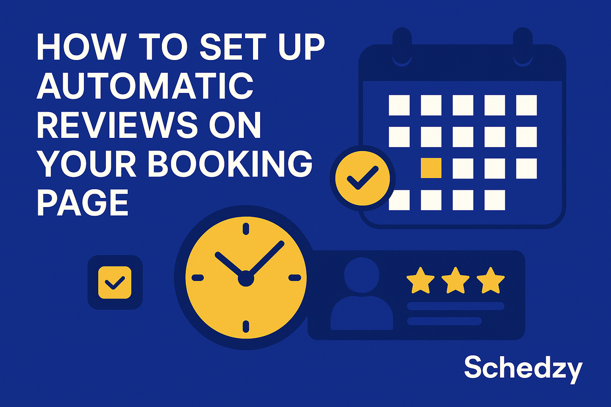 How to Set Up Automatic Reviews on Your Booking Page