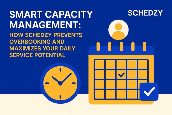 Smart Capacity Management: How Schedzy Prevents Overbooking and Maximizes Your Daily Service Potential