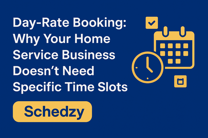 Day-Rate Booking: Why Your Home Service Business Doesn't Need Specific Time Slots